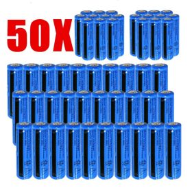 2PCS&4PCS&10PCS&50PCS&100PCS Rechargeable Battery 3000mAH 3.7V Li-ion BRC 11.1 Power Batteries For Flashlight Laser Headlamp (Option: 50PCS)