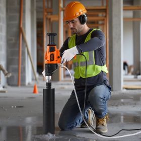 Diamond Core Drill Machine Handheld Concrete Core Drill Rig 6.3 In 2000W (Option: Multicolor)